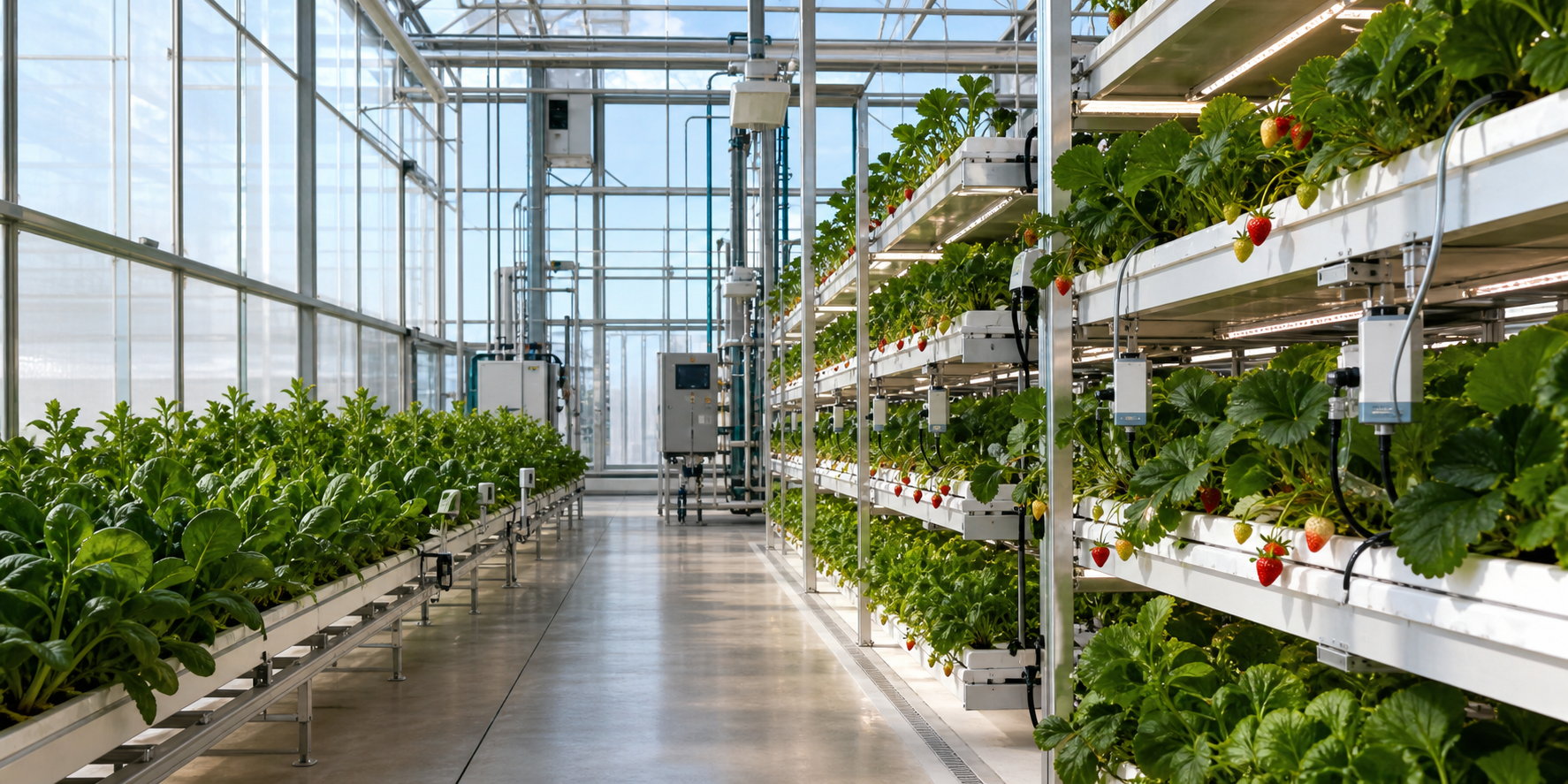 Vertical farming and greenhouse grow room