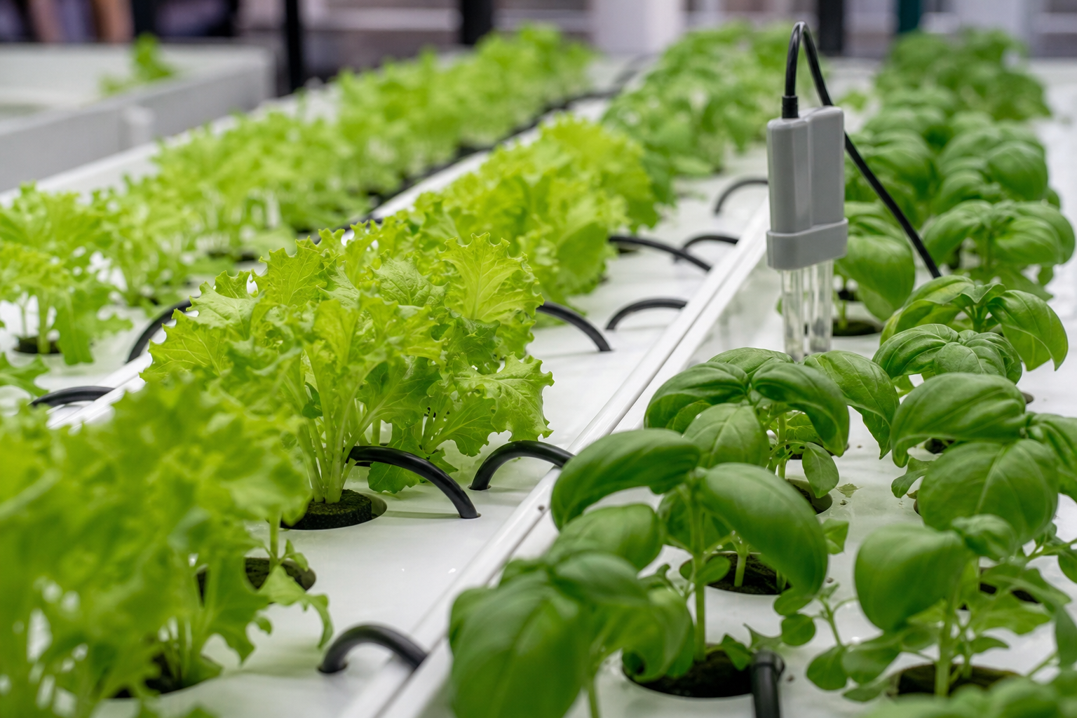 Plant growth monitoring with seedlings and sensors